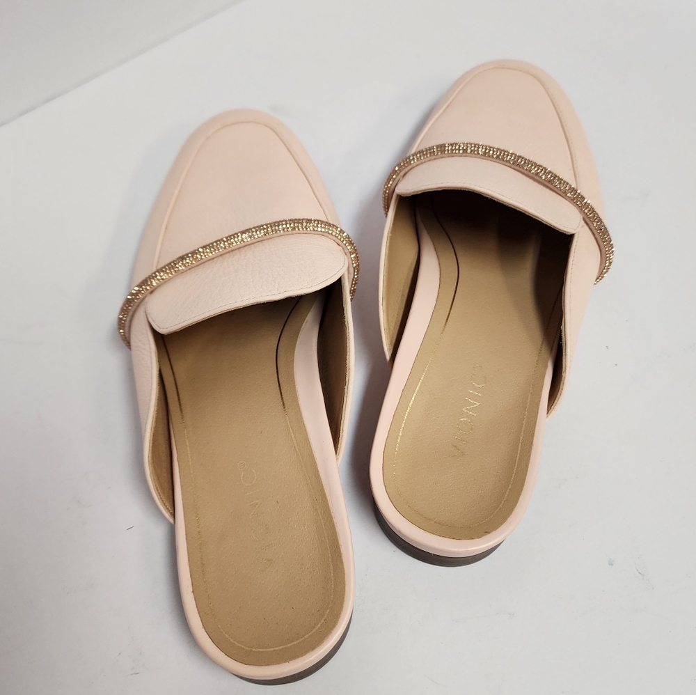 Vionic Women's Seraphina Leather Blush Pink Slip-On Mules Size 8.5 - Picture 2 of 8
